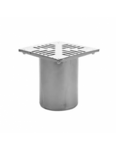 Portarrejilla 8x8 Rejilla Ø40 Acero Inox