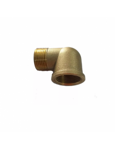 Codo Bronce Agua HM 1/2