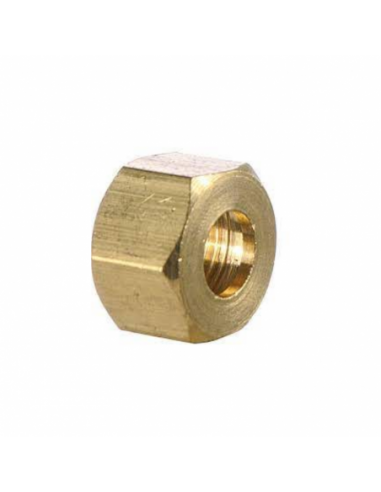 Tuerca ajuste Bronce Gas 3/8