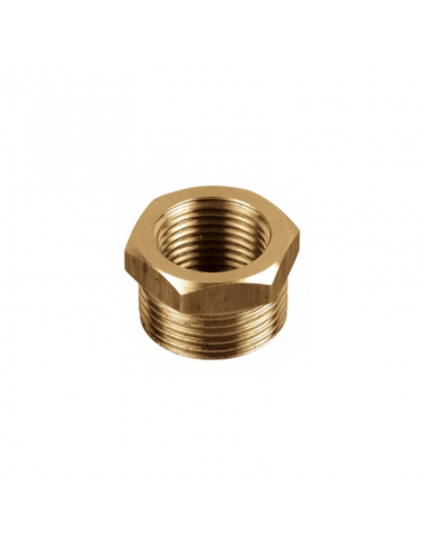 Buje Reducción Bronce Agua 1x1/2