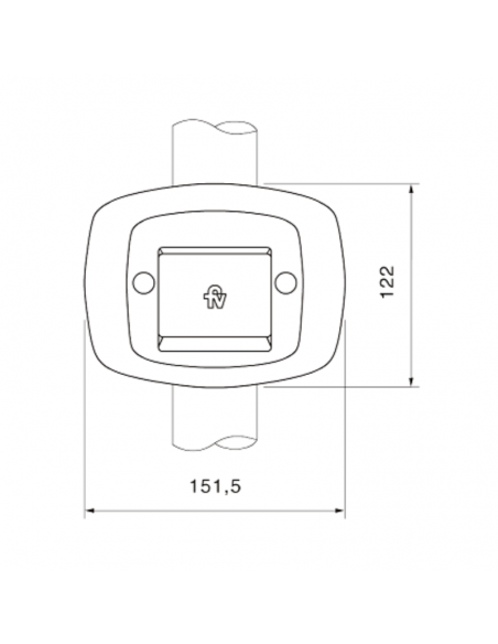 FV 368.02 Tapa - Tecla para Válvula De descarga