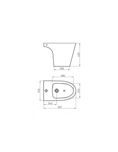 Bidet Marina 3 Agujeros