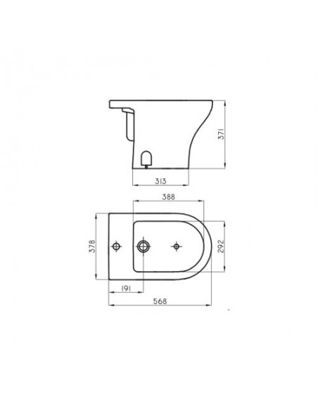 Bidet Veneto 1 Agujero
