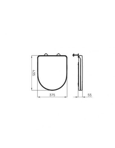Asiento/Tapa Veneto - Hdf - Herrajes...