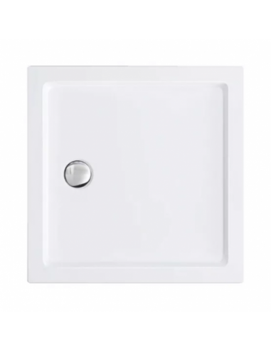 Plato de Ducha de 5cm Recto Blanco de...