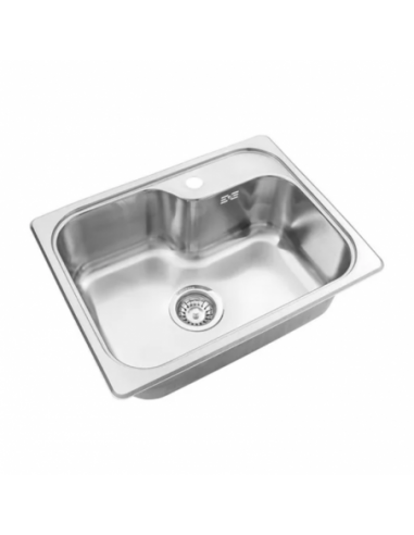 Pileta simple de acero 304 Luxor Mini...
