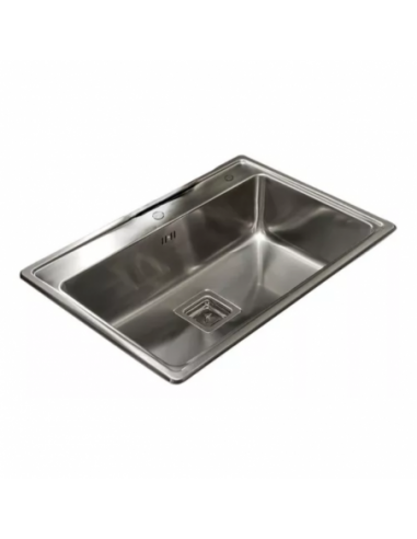 Pileta simple de acero inoxidable 304...