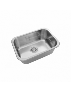 Pileta simple de acero 304 G50