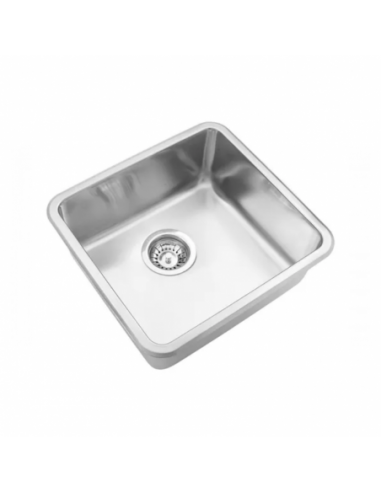 Pileta simple de acero 304 Q37