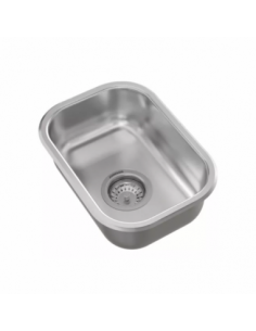 Pileta simple de acero 304 T34