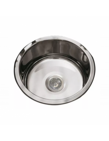 Pileta simple de acero 304 O37AT Pul....