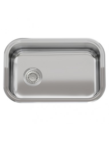 Pileta simple de acero inoxidable 304...