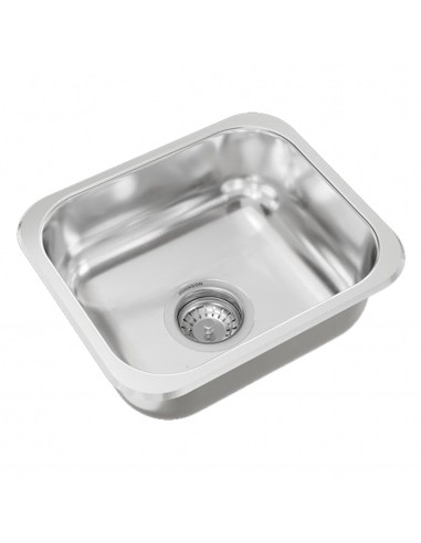 Pileta simple de acero 304 E28 (con...