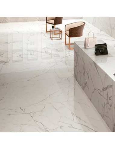 Porcelanato Mármol Carrara Brillante...