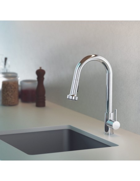 FV 412/N9 Grifería Monocomando Huemul para Mesada De Cocina