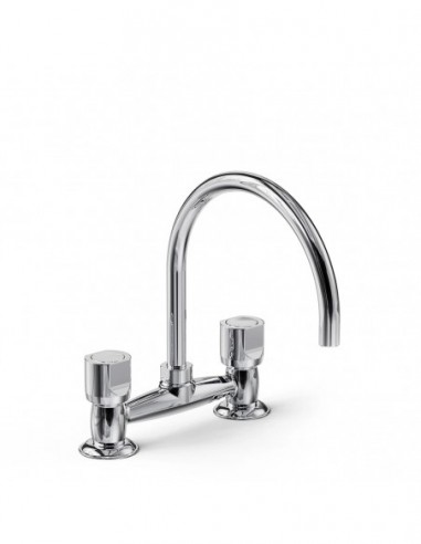 Cocina Mesada Viena Cromo Hidromet