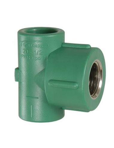 Tee con Inserto Central H de 25x3/4