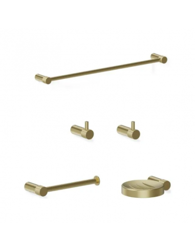 Kit 5 Piezas Texture Dorado Hidromet