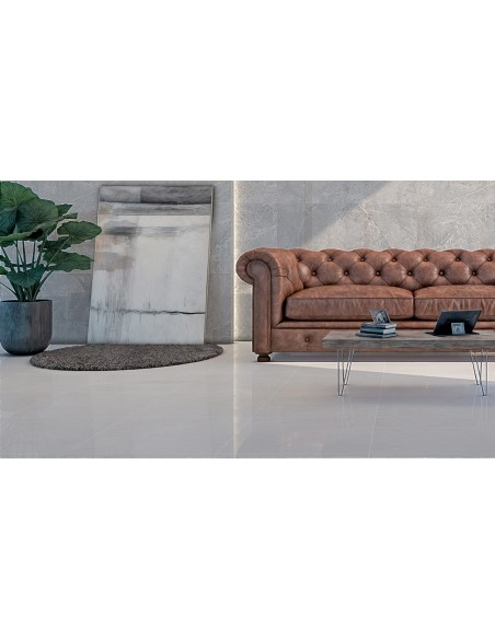 Porcelanato Tendenza Ice Pulido 57,5x57,5 Brillante Pulido