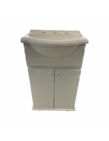 Vanitory Venecia 2 Puertas 60cm Blanco